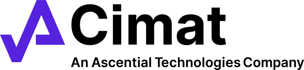 A logo for acmat an essential technologies company.
