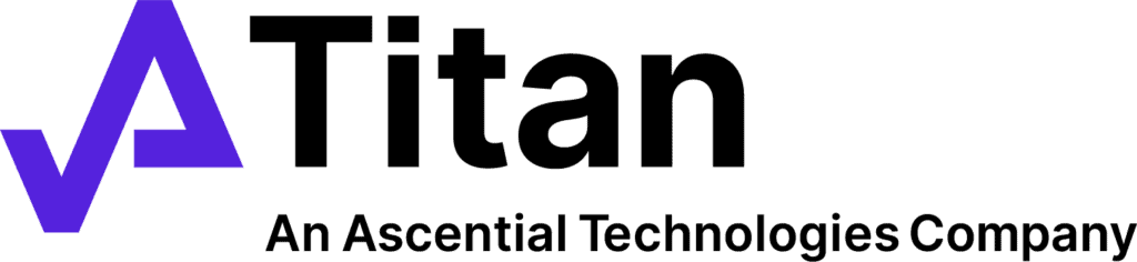 Titan an essential technologies company logo.